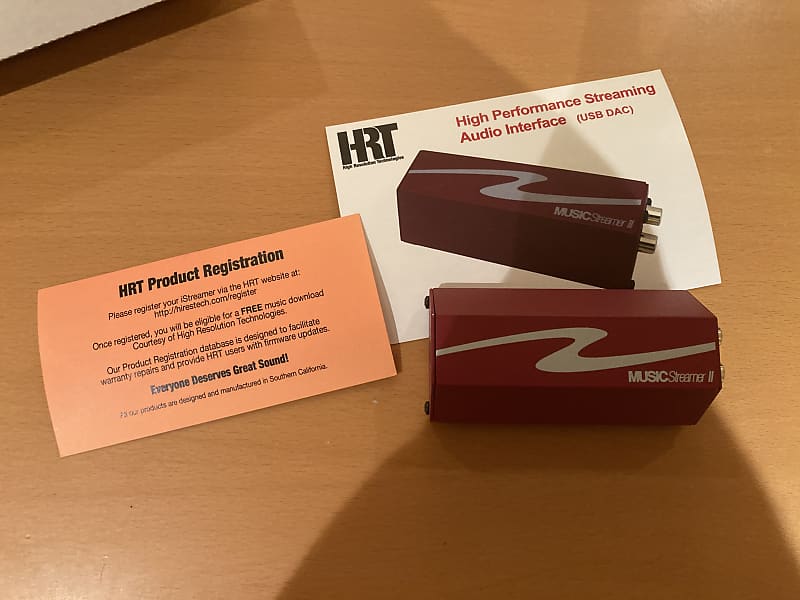 HRT Music Streamer II USB DAC 2000s - Red  			
