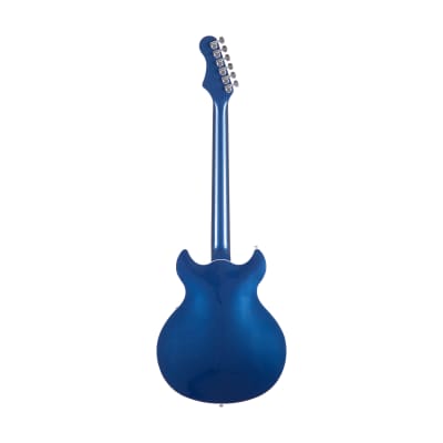 2022 Harmony Standard Comet Electric Guitar, Rosewood Fretboard, Midnight Blue, 2220228 image 3