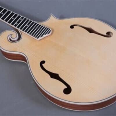 DIY-MAKE YOUR OWN KENTUCKY STYLE F HOLE 8 STRING CARVED TOP ACOUSTIC MANDOLIN image 3
