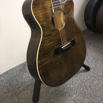 Merida OMCE Ltd  2019 Brown Electro Acoustic Guitar image 4