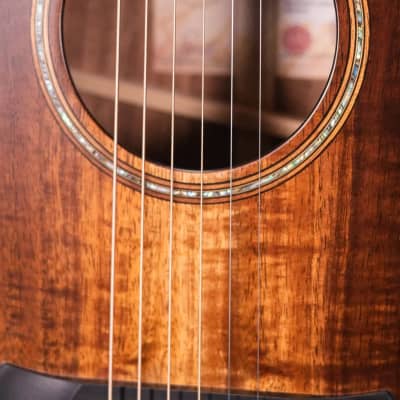 Taylor Builder's Edition K24ce V-Class Grand Auditorium Acoustic/Electric Guitar with Deluxe Hardshell Case - Demo image 9