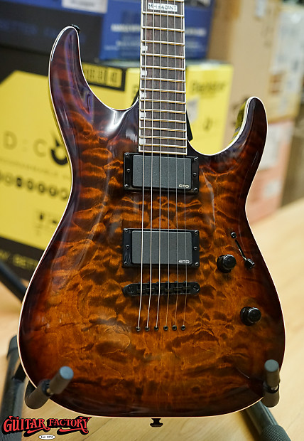ESP LTD MH 401NT Dark Brown Sunburst Guitar