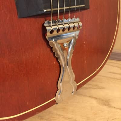 Late '50s United-made Parlor guitar, electrified image 6