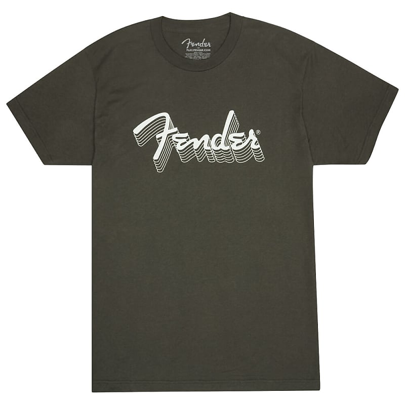 Fender Reflective Ink Logo T-Shirt - XXL image 1