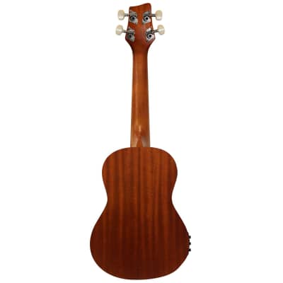 Sawtooth Mahogany Concert Ukulele with Preamp and Quick Start Guide image 4