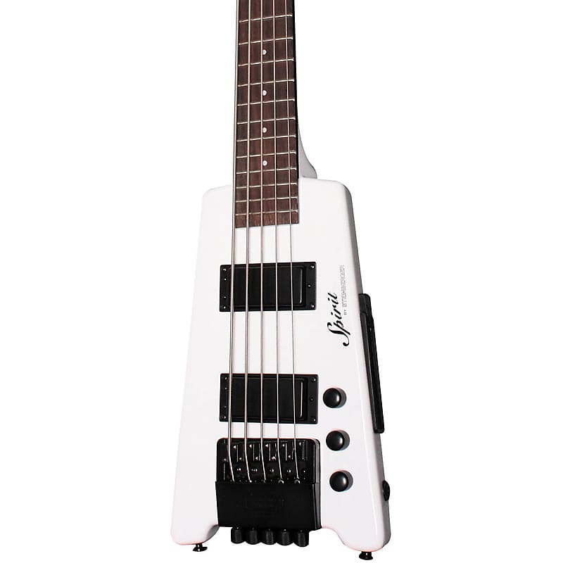 Steinberger Spirit XT-25 Standard 5-String Bass White with Gig Bag image 1