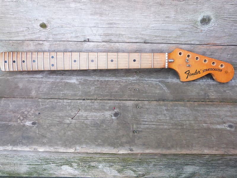 Fender stratocaster strat neck bullet neck #2 1972 image 1