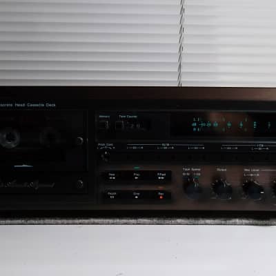 1981 Nakamichi 680ZX 3-Head Auto Azimuth Stereo Cassette Deck Newly Serviced 10-2021 Excellent #206 image 2