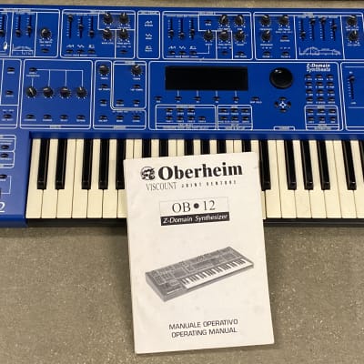 Oberheim OB-12 49-Key 12-Voice Synthesizer 2000 - Blue image 2