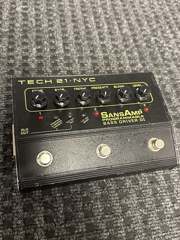 Tech 21 Sansamp Programmable Bass Driver