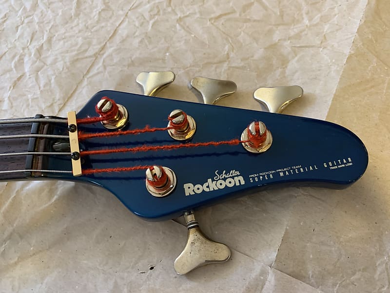 Rockoon Schaller RB-61PJ Bass guitar 1989 - Transparent Blue