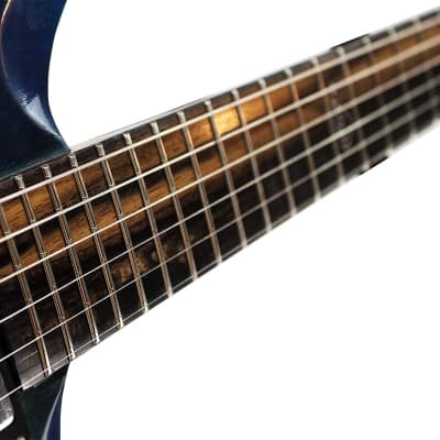 10S Custom Spring BH - 5A Quilt Maple/Figured Mahogany Electric Guitar 2018 Aquamarine Burst image 7
