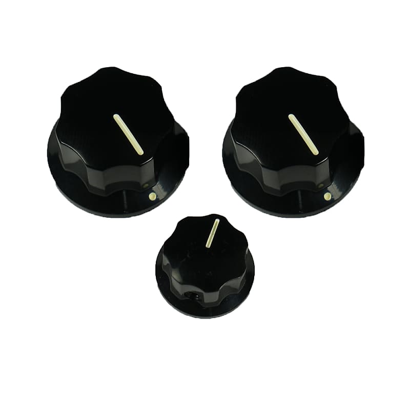 Kluson Replacement Knob Set For Fender Jazz Bass 2 Large Reverb