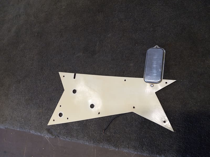 Kay pickguard & pickup Sizzler Earley 60s White Reverb