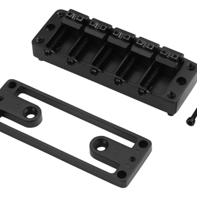 Warwick 5-String Bridge and Tail Piece as used on German Pro Series basses - Model 30125B in Black image 2