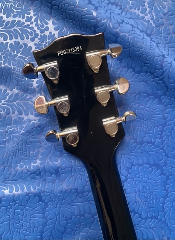 BURNY RLC-55JS Les Paul Type Black HH Electric Guitar | eBay