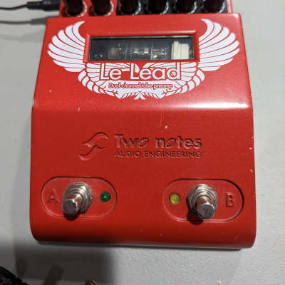 Two Notes Le Lead Dual Channel Tube Preamp 2010s - Red for sale