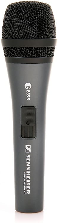 Sennheiser e 835-S Cardioid Dynamic Vocal Microphone with On/Off Switch image 1