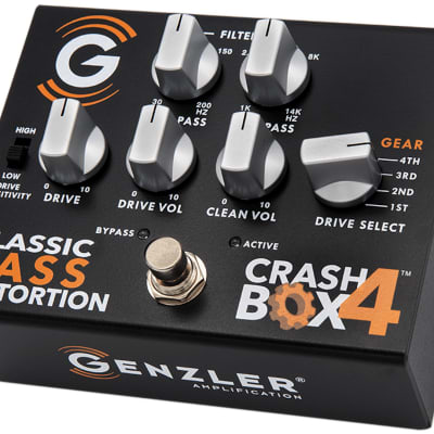 Genzler Amplification Crash Box 4 Classic Bass Distortion Pedal for sale