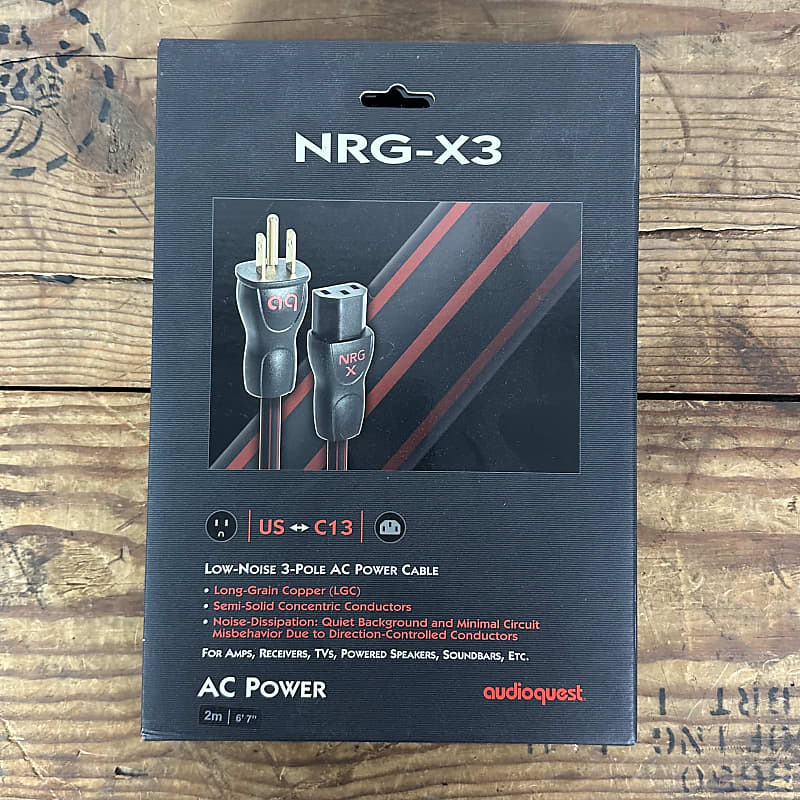 AudioQuest NRG-X3 - Mint in Box - 2 Meters Long | Reverb