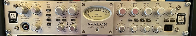 Avalon VT-737sp Tube Channel Strip 2010s - Silver image 1