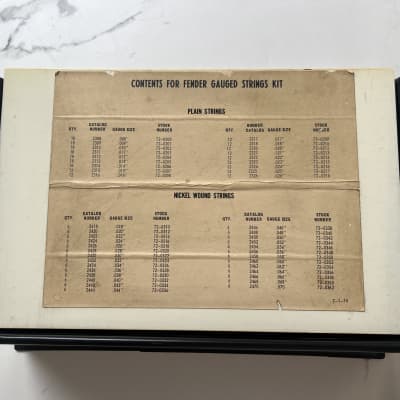 1970’s Fender Dealer Strings Display Rare Vintage Collector Stratocaster Telecaster Case Candy Jazz Bass Jaguar Jazzmaster image 8