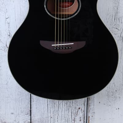 Yamaha APX Series APX600 Thinline Cutaway Acoustic Electric Guitar Black Finish for sale
