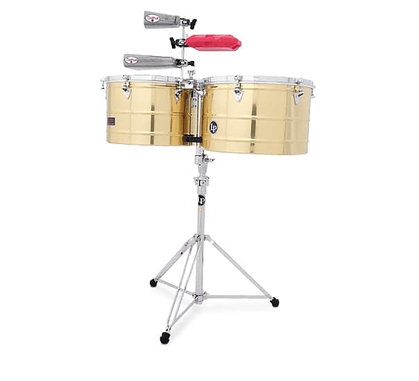 LP Prestige 15/16 Thunder Timbales Brass | Reverb