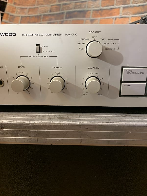 Kenwood KA-7X Stereo Integrated Power Amp 1982-1984 Silver Just Serviced