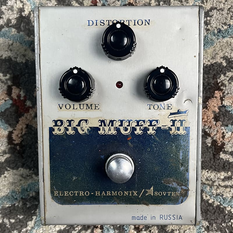 1990s Electro Harmonix Sovtek Big Muff Pi Civil War Russian Vintage Fuzz!  G122