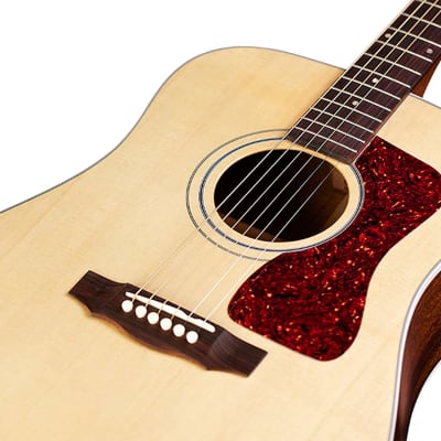 Guild  D-40E Acoustic-Electric - All Solid - Sitka Spruce top, Mahogany b/s - USA Made -2023 Natural image 4