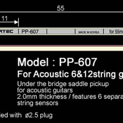 ARTEC ETN-4 Acoustic Guitar 4 Band Equalizer EQ Preamp w/ Tuner & Piezo Pickup image 2