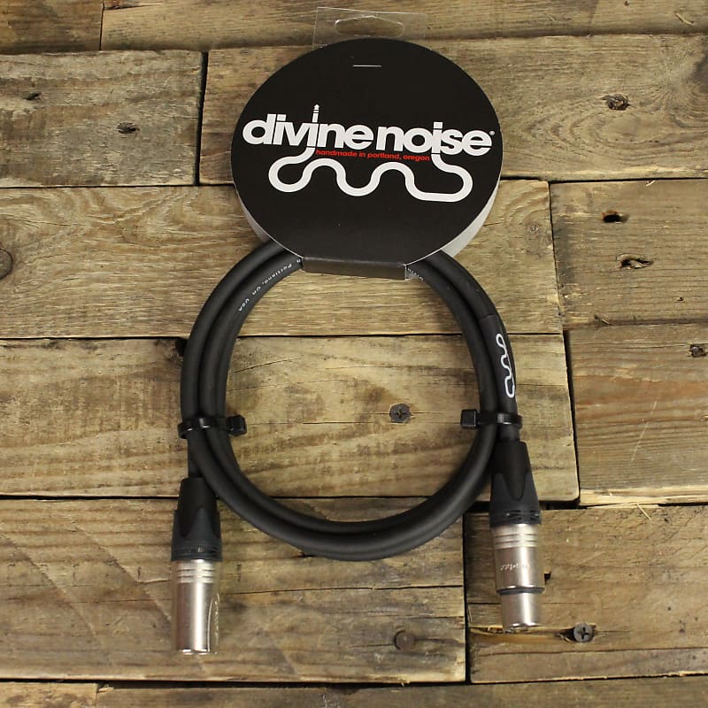 Divine Noise XLR Male to XLR Female 5ft Microphone Cable - | Reverb