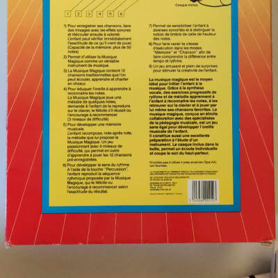 Texas Instruments La musique magique 1986 with original box, headphone & manual image 4