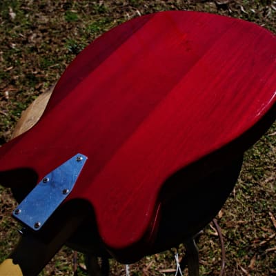 Micro-Frets Spacetone 1971 Red Transparent. VERY RARE. Excellent Guitar. MicroFrets custom guitar. image 17
