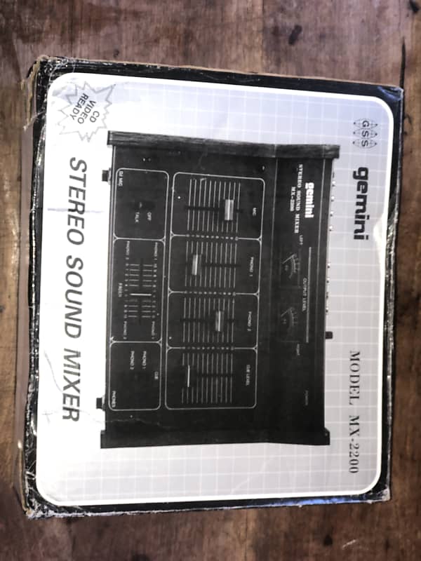 Gemini mx2200 1986 black | Reverb