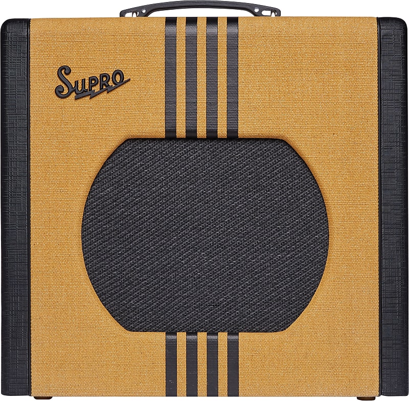 Supro 1822RTB Delta King 12 15W 1x12'' Guitar Tube Combo Amplifier Tweed & Black