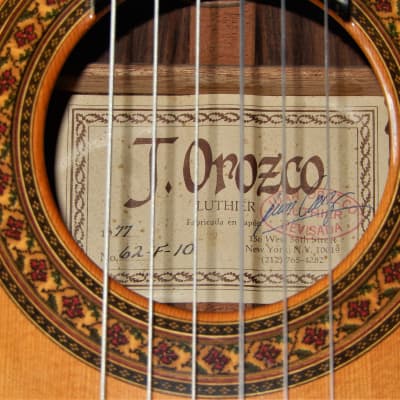 MADE IN JAPAN 1977 - JUAN OROZCO 62F10 - TRULY AMAZING CLASSICAL CONCERT GUITAR - BRAZILIAN ROSEWOOD image 4