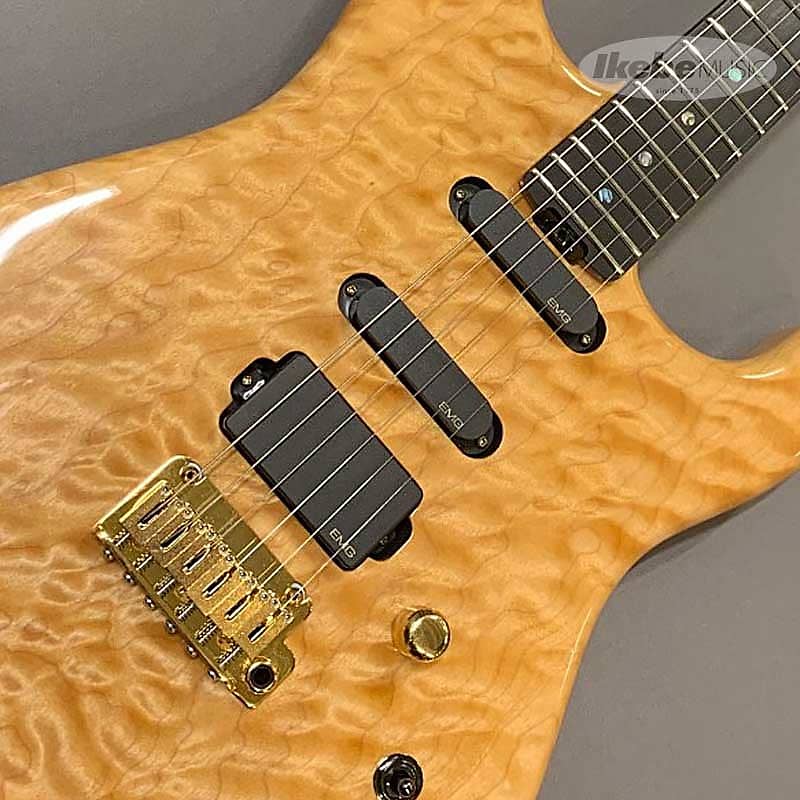 ESP Original Series Eclipse Custom Silver Liquid Metal Burst