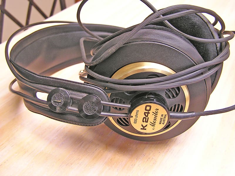 Austrian made AKG K240 Monitor Studio Headphones