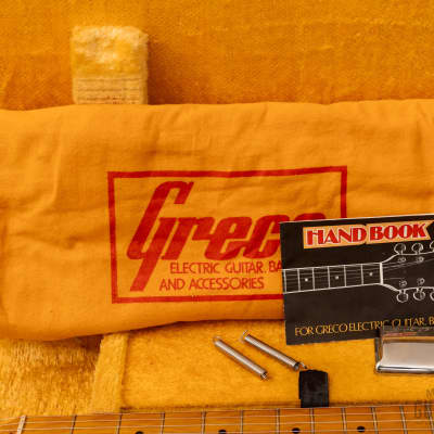 1977 Greco Super Sound SE1000 S-Style Vintage Guitar w/ Lacquer Finish, Maxon Pickups, Case & Tags image 20