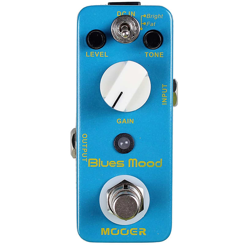Mooer MBD2 Blues Mood Overdrive Guitar Effects Pedal image 1