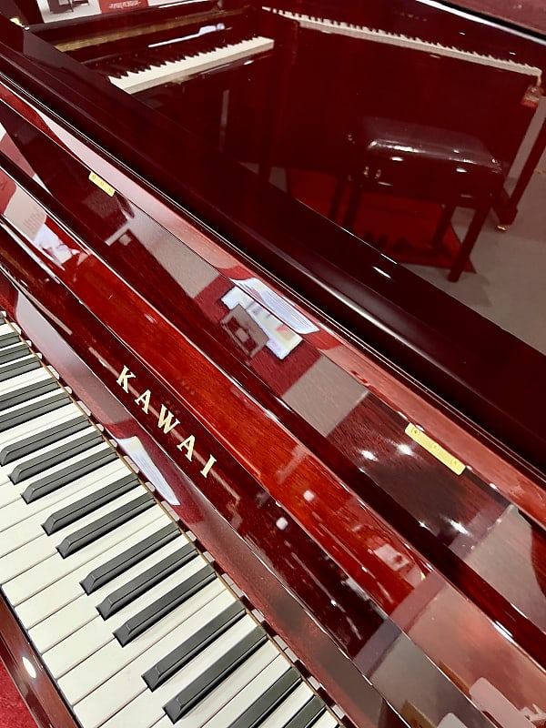 Kawai K500 Upright Piano Sapele Mahogany Polish. 130cm image 1