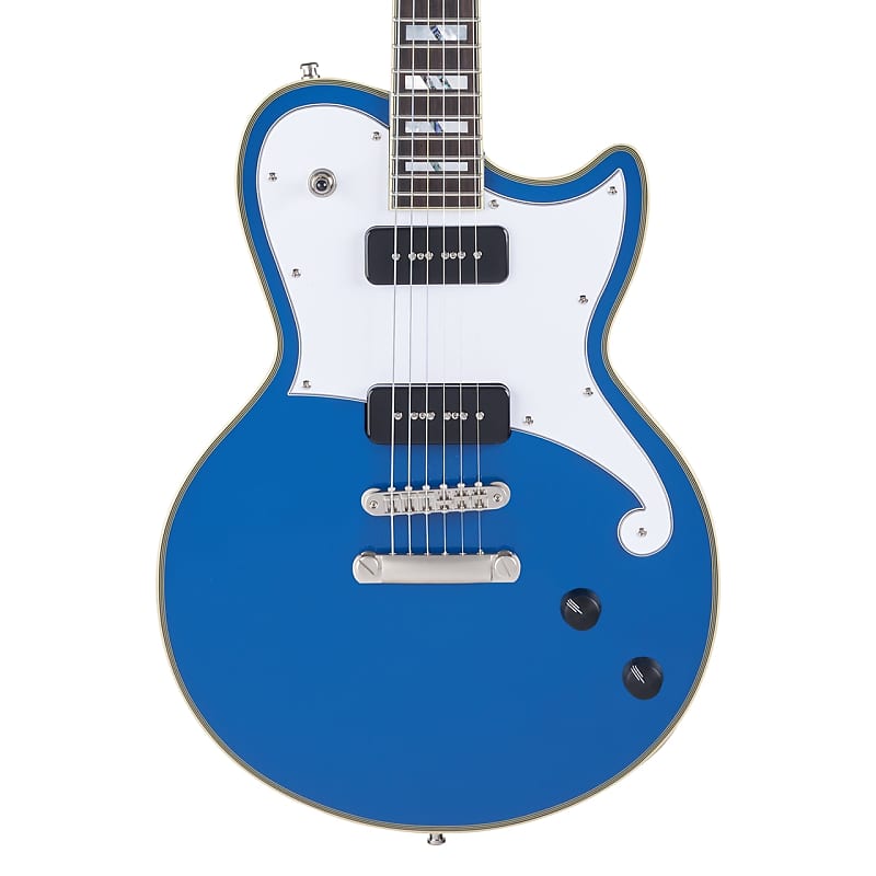 D'Angelico Deluxe Atlantic Limited Edition - Electric Guitar - Sapphire image 1