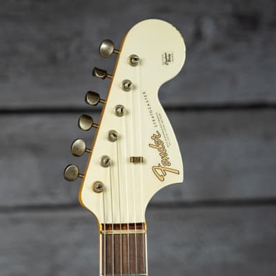 Fender Custom Shop W21 Ltd '67 Heavy Relic Stratocaster - Aged Olympic White over 3-Tone Sunburst image 9