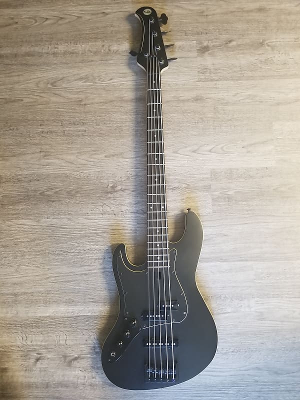 Jericho Guitars Alpha Blacker 5 Left Handed 2018 Black Reverb