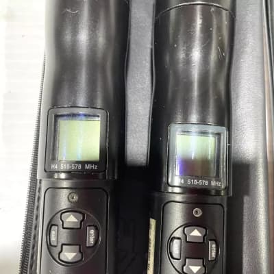 Shure UR4D+ Dual H4 Wireless Receiver W/(2)UR2 Handheld Transmitters #2418 (One) image 21