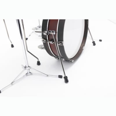 Tama Club-JAM Pancake 4pc Drum Set Burgundy Walnut Wrap image 4