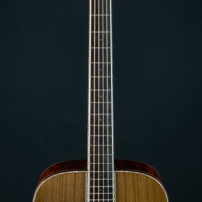 Santa Cruz OM-45 Renaissance Cedar and ‘The Tree’ Mahogany Custom with Japanese Awabi Pearl NEW image 10