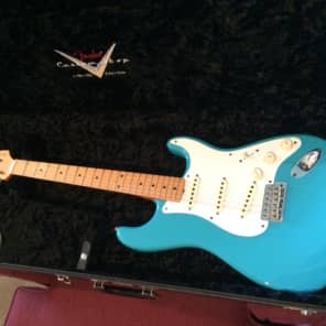2005 Fender Custom Shop Limited Edition 1956 Relic Stratocaster in Taos Turquoise 7 lbs. 3 oz. image 3
